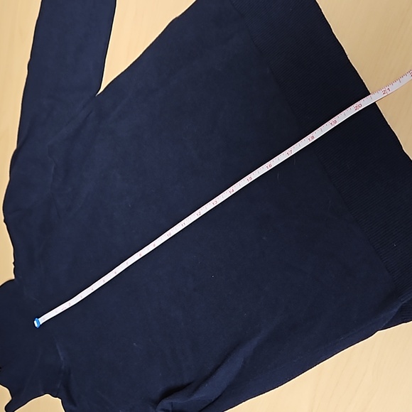 Andrew Marc Navy Knit Turtleneck Long Sleeve Shirt, size S - Picture 8 of 12